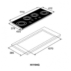 Индукционная варочная панель Asko HI1194 G