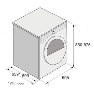 Отдельностоящая сушильная машина Asko T608HX.S