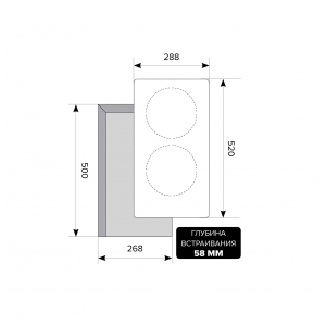 Индукционная варочная панель Lex EVI 320-2 BL