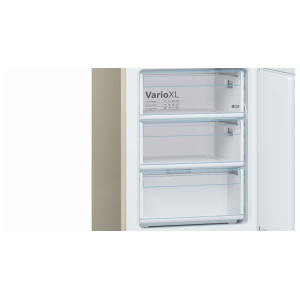 Отдельностоящий двухкамерный холодильник Bosch KGV39XK22R