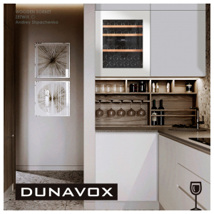 Встраиваемый винный шкаф Dunavox DAV-32.81DW.TO