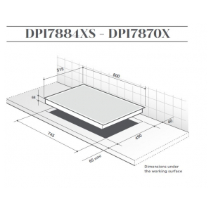 Индукционная варочная панель De Dietrich DPI7884XS