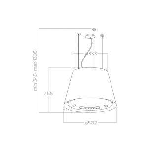 Островная вытяжка Elica EASY UX IX/F/50