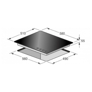 Газовая варочная панель Kaiser KCG 6335 RotEm Turbo