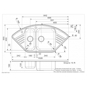 Кухонная мойка Reginox Empire R15 Right