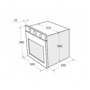 Электрический духовой шкаф Maunfeld AEOC.575S