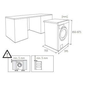 Отдельностоящая стиральная машина Asko WMC844V G