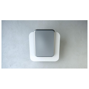 Наклонная вытяжка Sirius SLTC103 SQUARES white/silver