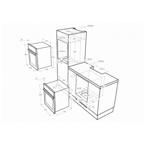 Газовый духовой шкаф Maunfeld MGOGG 673.RILB.TM