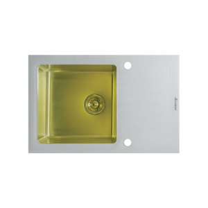 Кухонная мойка Seaman Eco Glass SMG-780W Gold.B (PVD)