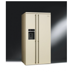 Отдельностоящий Side-by-Side холодильник Smeg SBS8004PO