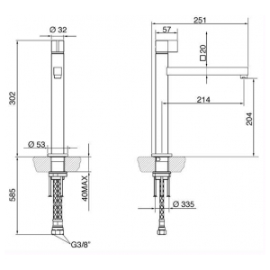 Смеситель Smeg ML19-CR