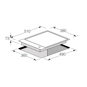 Газовая варочная панель Fulgor Milano CPH 401 G DWK X