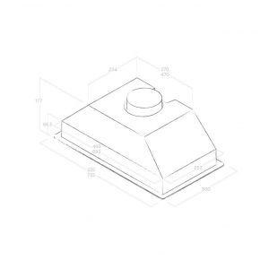 Встраиваемая вытяжка Elica ERA S IX/A/72