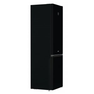 Отдельностоящий двухкамерный холодильник Gorenje NRK6201SYBK