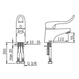 Смеситель Oras 1091F