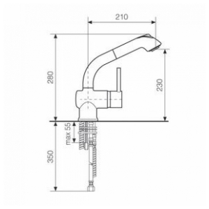 Смеситель Italmix INDUSTRIAL ID 0820 CHR