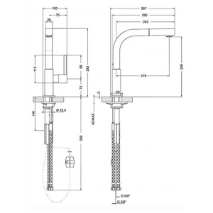 Смеситель Smeg MDQ5-CR