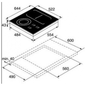 Индукционная варочная панель Asko HI1694 G