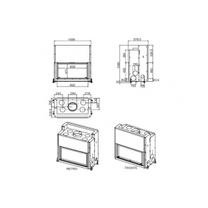 Дровяная печь MCZ Forma B 95