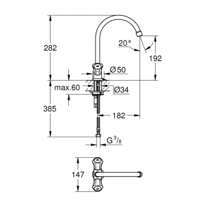 Смеситель Grohe Costa L 31812001