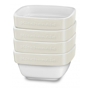 Набор керамических чаш для запекания (4шт.) Kitchen Aid KBLR04RMAC