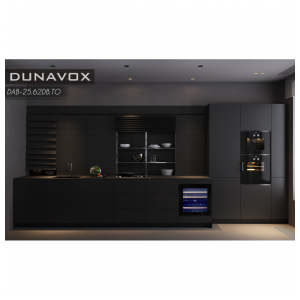 Встраиваемый винный шкаф Dunavox DAB-25.62DB.TO