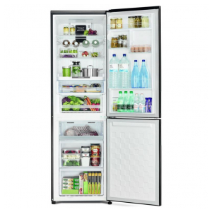 Отдельностоящий двухкамерный холодильник Hitachi R-BG410 PU6X XGR градиент серого, стекло