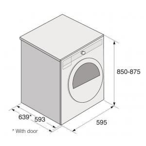Отдельностоящая сушильная машина Asko T409HS.W
