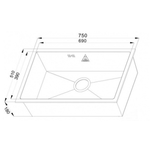 Кухонная мойка Zorg SH X 7551