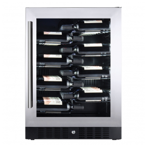 Встраиваемый винный шкаф Temptech CDBU60SXL