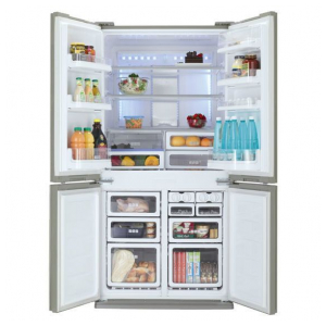 Отдельностоящий многокамерный холодильник Sharp SJFP97VBE
