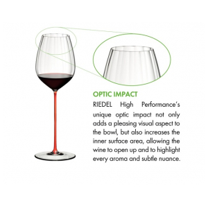 Бокал Riedel HIGH PERFORMANCE CABERNET red stem