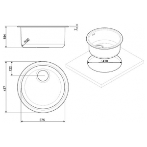 Кухонная мойка Smeg 10I3P