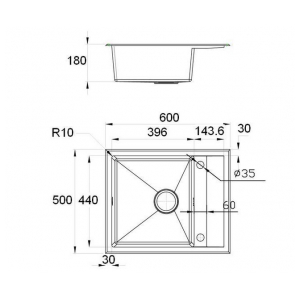 Кухонная мойка Zorg SH R 6050