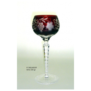 Бокал для вина Ajka Crystal Grape Dark ruby 220 мл