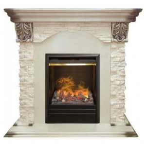 Каминокомплект Real Flame Dublin LUX STD/EUG WT + 3D Olympic