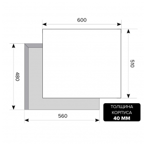 Газовая варочная панель Lex GVS 644-1 IX