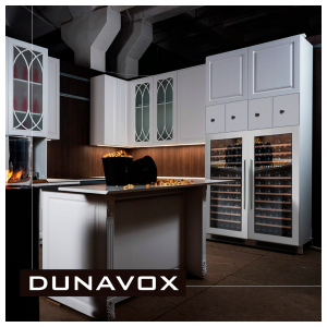 Встраиваемый винный шкаф Dunavox DX-74.230DW