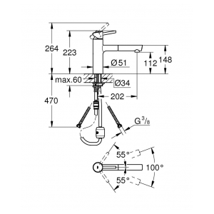 Смеситель Grohe Concetto 31129001