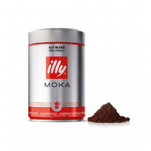 Кофе молотый Illy средней обжарки, для гейзерных кофеварок, мока 250 г