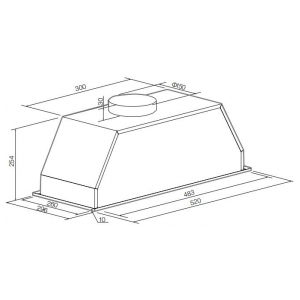Встраиваемая вытяжка Graude LB 52.0 W