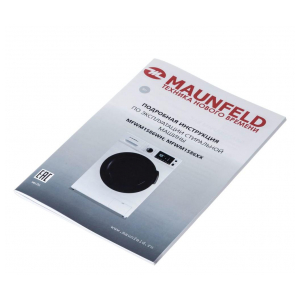 Отдельностоящая стиральная машина с сушкой Maunfeld MFWM1586WH