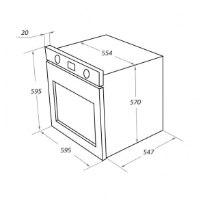 Электрический духовой шкаф Maunfeld EOEM.769S1