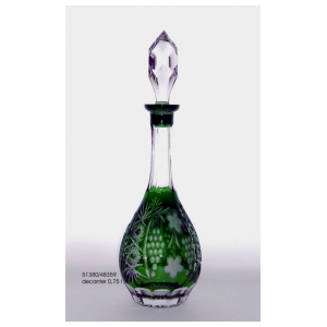 Декантер Ajka Crystal Grape Emerald с пробкой 750 мл