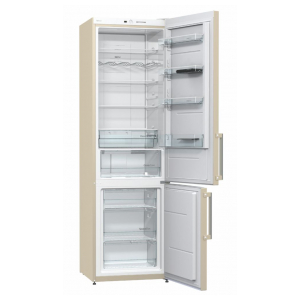 Отдельностоящий двухкамерный холодильник Gorenje NRK6201GHC