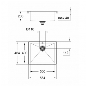 Кухонная мойка Grohe K700 31579SD0