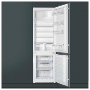 Встраиваемый двухкамерный холодильник Smeg C7280NEP1