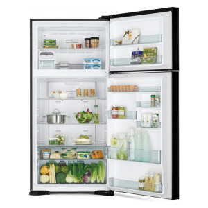 Отдельностоящий двухкамерный холодильник Hitachi R-V 662 PU7 BBK