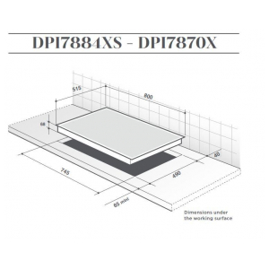 Индукционная варочная панель De Dietrich DPI7884W